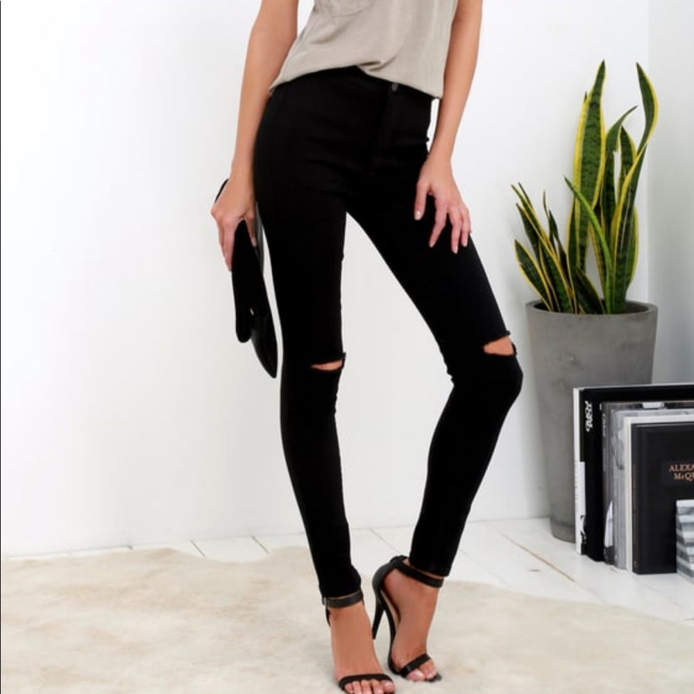 Lulus American Bazi Black jeans